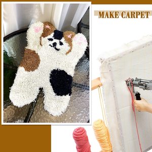 Cadre <span class=keywords><strong>à</strong></span> tufter en <span class=keywords><strong>bois</strong></span>, grand cadre pour la fabrication de tapis et de tapisseries, compatible avec le pistolet de découpe de tapis électrique - Product Image 6