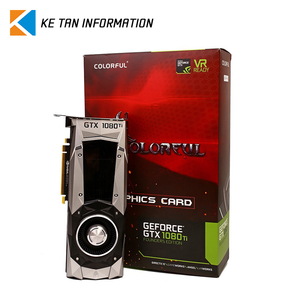 Cartes graphiques de jeu GeForce GTX1080Ti 11G Founders Edition d'occasion, colorées, avec processus de fabrication de 16 nm, GPU <span class=keywords><strong>1080TI</strong></span> - Product Image 2