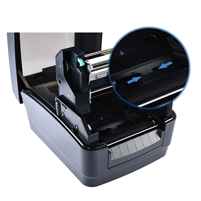 2 모드 인쇄 라벨 프린터 데스크탑 미니 바코드 투명 무선 바코드 프린터