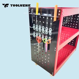 बहुक्रियाशील कार रखरखाव उपकरण भंडारण कार्ट तीन परतों उपकरण ट्रॉली उपकरण ट्रॉली - Product Image 6