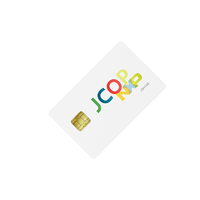 Carte à puce CR80 JCOP Java, interface double contact et sans contact, prise en charge RSA2048 SHA512 ECC J3H145, carte intelligente Java