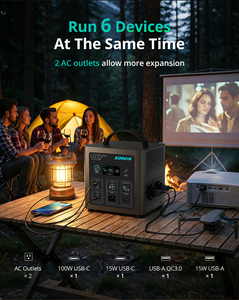 Station d'alimentation portable Sorein 600W avec batterie au lithium, générateur solaire 240V pour le camping en plein air, charge Type-C, panneau solaire Lifepo4 - Product Image 5