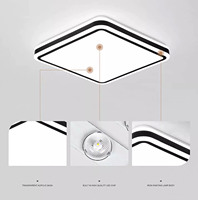 Plafonnier Led chambre à coucher lumière moderne atmosphère minimaliste salon allée couloir salle de bain cuisine balcon plafonnier