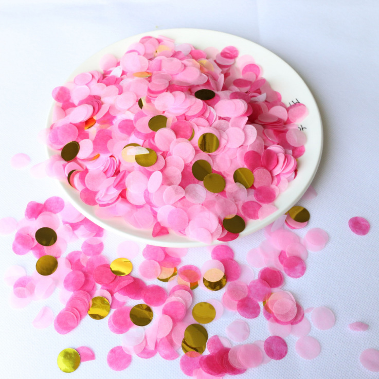 Rose red+pink+gold glitter 15g/pack