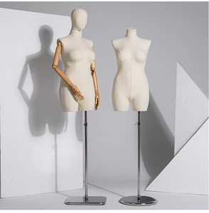 Maniquí Femenino sin Cabeza de Talla Grande, Torso Femenino Curvilíneo, Forma de Vestido Ajustable, Maniquí de <span class=keywords><strong>Costura</strong></span> para Sastrería - Product Image 1
