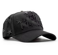 Gorra de Béisbol Original El Barbas de Alta Calidad con Logotipo Bordado a Mano, Borde Curvo Desgastado y Gorras de Lona Rich Forever