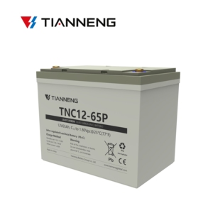 Tianneng 12-65P UPS Battery for Solar Energy 12V 65Ah Lead Acid for Golf Carts Home Appliances Wheelchairs <b>Lighting</b> - Product Image 2