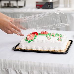 <span class=keywords><strong>Prix</strong></span> Exceptionnel – Boîte <span class=keywords><strong>à</strong></span> Gâteau Écologique en Plastique PET Jetable pour Mariage, <span class=keywords><strong>Sushi</strong></span>, Salade, Sucre et Stockage Alimentaire - Product Image 6