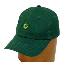 Op maat gemaakte 6-delige ongestructureerde pet voor vaders, 100% katoen, baseballcap, aangepaste borduurlogo, zachte gebogen klep, vintage sport petten voor vaders