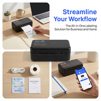Impresora de Etiquetas Térmicas Uyin MC231 de 3 Pulgadas, 203dpi, Recargable, USB, 80mm, para Pequeñas Empresas, OEM, ODM, en Stock