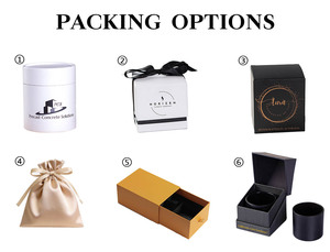 Wholesale Factory Produced Luxury Custom Empty <strong>Glass</strong> Candle <strong>Jars</strong> <strong>With</strong> <strong>Lid</strong> Custom Color Logo and Packaging - Product Image 5