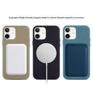 Fct Chất Lượng Cao Da Thật Pebble Phong Cách Trường Hợp Đầy Đủ Bảo Vệ Nhà Máy Điện Thoại Trường Hợp Đối Với <span class=keywords><strong>iPhone</strong></span> 13 14 15 16 Pro Max <span class=keywords><strong>5G</strong></span> - Product Image 4