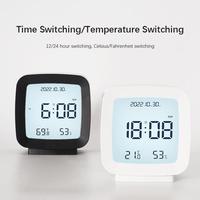 Table de contrôle du son d'usine BSCI LCD calendrier multifonctionnel numérique réveil horloge de température et d'humidité de chevet