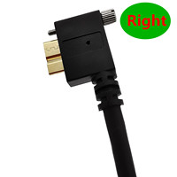 Cable USB 3.0 a Micro B Macho con Bloqueo de Tornillo Opcional de 5m