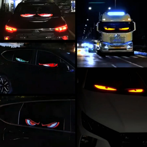 Écran LED flexible pour pare-brise de voiture, effet œil de démon, programmable, pour camion et SUV - Product Image 2