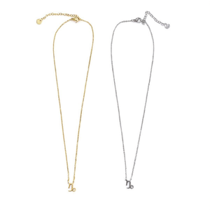 Collana con Ciondolo Capricorno in Acciaio Inossidabile 46056 Acero PQT12 - Product Image 2