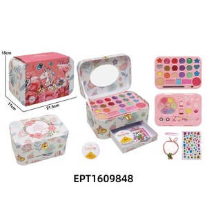 Ensemble de jouets de maquillage pour enfants EPT, jeu de simulation, boîte organisateur de maquillage en perles DIY, kit pour filles, cadeau - Product Image 2