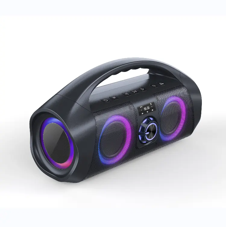 F29 haut-parleur Bluetooth sans fil extérieur IPX7 lumière colorée haut-parleur portable extra basse avec écran LED numérique