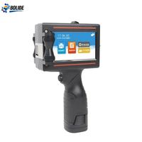 Imprimante jet d'encre portable M6 directe usine, machine de codage à écran tactile 4,3 pouces 600 dpi pour le marquage de date, code QR et logo