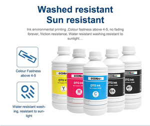 1L 4 Màu Sắc Vải Trắng Mực DTG Tương Tự Cho <span class=keywords><strong>Dupont</strong></span> P5910 P5000 Mực Cho DTG M6 M2 Trực Tiếp Để May Máy In Kỹ Thuật Số - Product Image 3