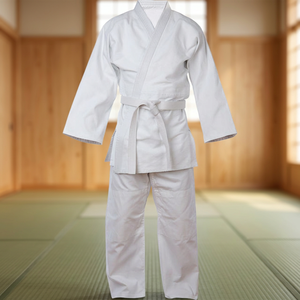 ชุดยูโด,เข็มขัดผ้าฝ้าย JITSU GI สำหรับงานหนักศิลปะการต่อสู้คาราเต้ทุกขนาด - Product Image 3