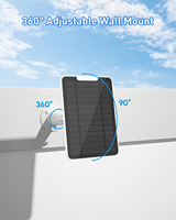 Panneau solaire 5W pour caméra Google, avec câble AWG 22 de 4 m et connecteur 4 broches pour Google