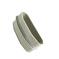 Connecteur d'accessoires de tuyau de bouclier de tuyau plat d'alimentation au sol de système d'air frais pour la ventilation