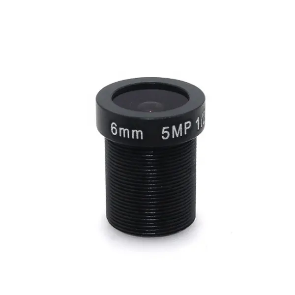 6mm 1/2.5 "format 5MP M12 Objectif pour caméra De Sécurité CCTV