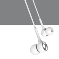 KAKUSIGA Écouteurs filaires Offre Spéciale Musique Deep Bass Sports Headset Prise 3.5mm Contrôle en ligne Mains libres avec microphone