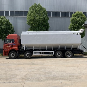 Camión de Alimentación a Granel FAW 8X4 de 40 CBM para el Transporte y Descarga de Alimento para Cerdos, Pollos, Patos y Vacas - Product Image 3