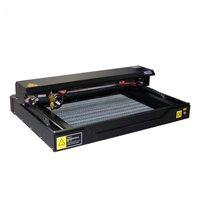 Máquina de Corte y Grabado Láser CO2 6040 de 60W/40W, Refrigerada por Agua, de Sobremesa, Automática, de Alta Seguridad, para Madera, Contrachapado, MDF y Piedra de 0-10 mm