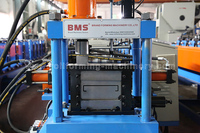 Máquina perfiladora de vigas de acero BMS para estanterías con motor PLC y rodamientos - Larga vida útil
