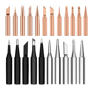Pointes de <span class=keywords><strong>fer</strong></span> à <span class=keywords><strong>souder</strong></span> en cuivre chromé 900M, série de pointes de soudage pour fers à <span class=keywords><strong>souder</strong></span> 900, <span class=keywords><strong>TIG</strong></span> noir - Product Image 1