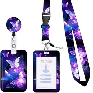 สายคล้องบัตรแบบยืดหดได้พร้อมโลโก้สั่งทำสำหรับเด็กและพนักงาน ใช้สำหรับใส่บัตรประจำตัว ป้ายชื่อ และบัตรเข้าออก - Product Image 2