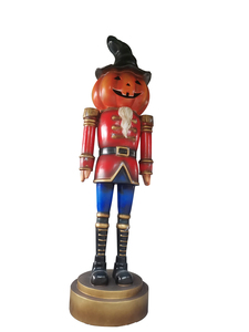 Citrouille personnalisée Halloween décorations de Noël en plein air grand <span class=keywords><strong>casse</strong></span>-<span class=keywords><strong>noisette</strong></span> 75 pouces figure géante en fibre de verre <span class=keywords><strong>casse</strong></span>-<span class=keywords><strong>noisette</strong></span> grandeur nature - Product Image 2