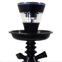 Chicha Électronique Rechargeable Arabe, Kit Complet Tête de Chicha Électrique sans Charbon en Plastique