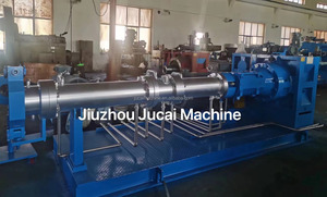 Machine d'extrusion de caoutchouc à alimentation chaude/froide au prix d'usine, machine d'extrusion de caoutchouc à alimentation chaude XJ-65/85/115, machines de transformation du caoutchouc - Product Image 4