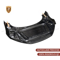 1016 pièces de couverture de capot de moteur de voiture en Fiber de carbone brillant de Style 3K pour capot de moteur de voiture Audi R8
