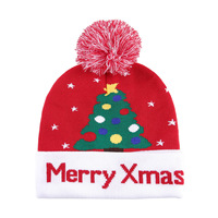 Bonnet de Noël 2026 en tricot pour femme, motif flocon de neige, renne et Père Noël, idéal pour l'automne et l'hiver
