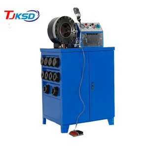 KSD503 hidrolik makine sıkma DX68 kullanılan hidrolik hortum sıkma makinesi hindistan'da satılık