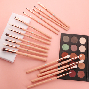 BEILI-brochas de maquillaje personalizadas, juego de brochas de maquillaje de base, color rosa, 25 unidades - Product Image 3