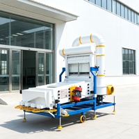 Machine de tri haute efficacité pour graines de tournesol, grains de café, millet, nettoyeur vibrant, séparateur d'air