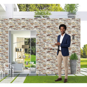 Menton Faux Pierre Satin Mat 12x18 En Relief 3.5mm Haute Profondeur 10mm Épaisseur Élévation 300x450mm Céramique Numérique 30x45cm Carreaux Muraux - Product Image 2