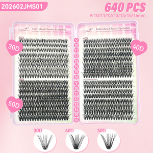 <span class=keywords><strong>Pestañas</strong></span> Postizas de Gran Capacidad, Estilo Lash Book, <span class=keywords><strong>Pestañas</strong></span> Mixtas Naturales, Densas y Segmentadas, de Larga Duración - Product Image 6
