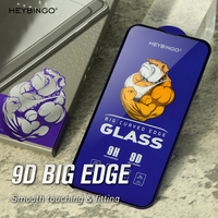Heybingo OEM 11 12 13 14 Pro Max 9d 9h Protecteur d'écran en verre trempé pour téléphone portable pour Iphone 15 Pro Max