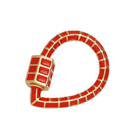 Pendentif en fil Micro incrusté, mode, Protection de l'environnement, fermoir à vis en cuivre, mousqueton, accessoires d'ornement