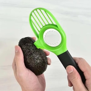 Éplucheur de fruits 3 en 1, coupe-avocat, éplucheur de noix de karité, couteau en plastique, séparateur de pulpe, outils de cuisine, gadgets de cuisine - Product Image 2