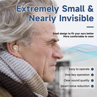 Alat bantu dengar Goodmi mini cic audionos para sordos OTC dapat diisi ulang alat bantu dengar daftar harga produsen