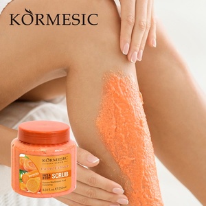 KORMESIC Bán Buôn Nhãn Hiệu Riêng Chà Cơ Thể Và Mặt Tẩy Tế Bào Chết Sâu Mật Ong Chanh Cà Rốt - Product Image 3