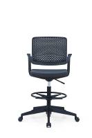 Chaise de bureau moderne Boss en maille PP avec roulettes, chaise de conférence et de travail multifonction, chaise d'ordinateur mobile, chaise de formation